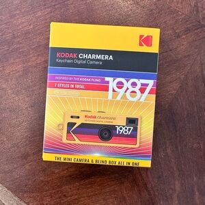 Kodak Charmera Keychain Digital Camera in Yellow and Purple